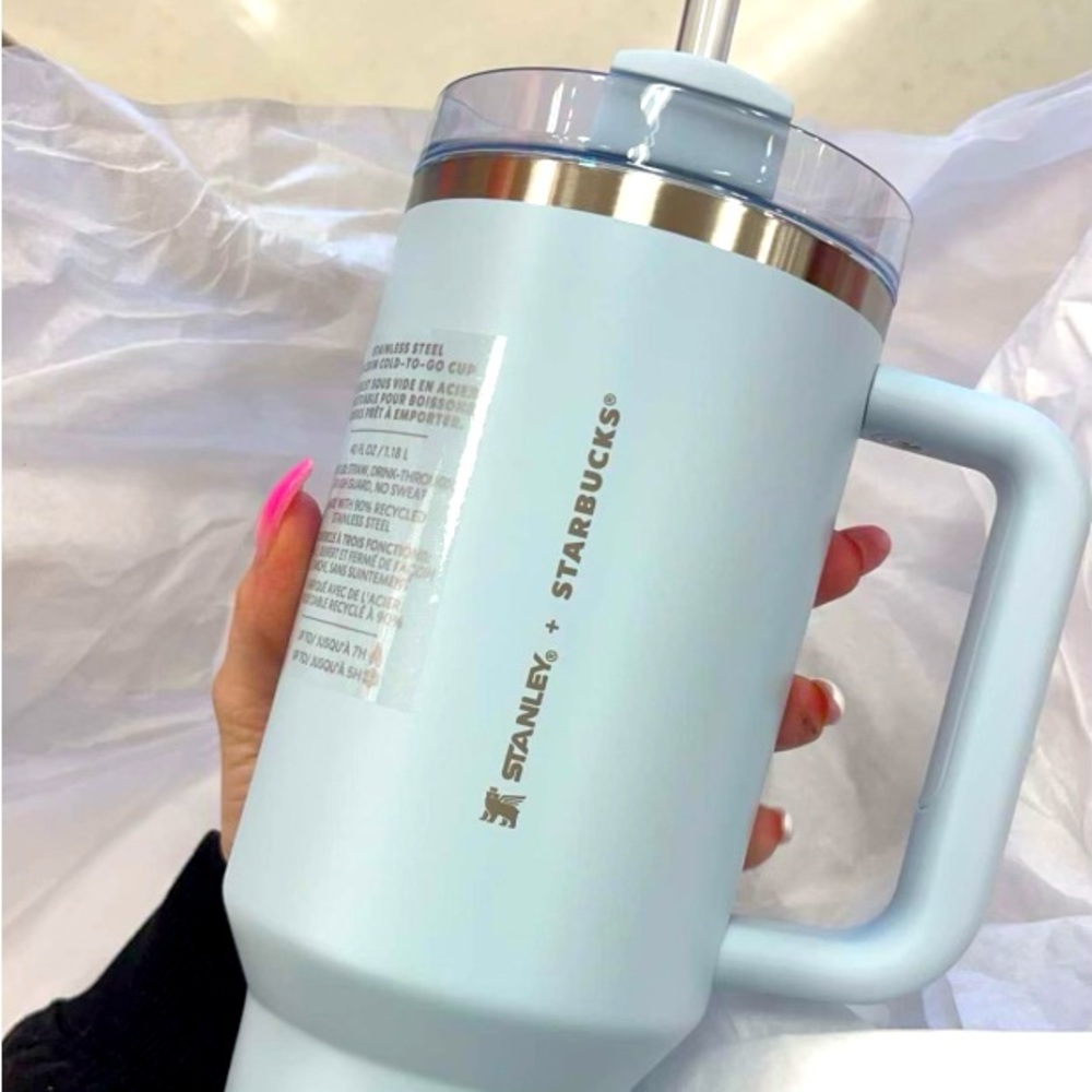 Stanely Starbucks Colab SxS Spring Blue 40 oz Tumbler